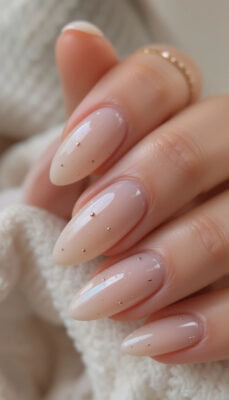 Barely-There Beige with Micro Pearl Studs