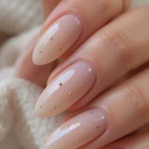 Barely-There Beige with Micro Pearl Studs