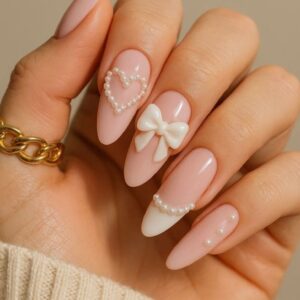 Doll Nail Art & Charms Mani