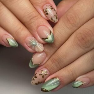 Green Grape Cat-Eye Press-On Nails