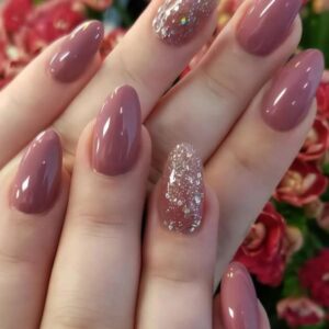 Mauve Sparkle Elegance