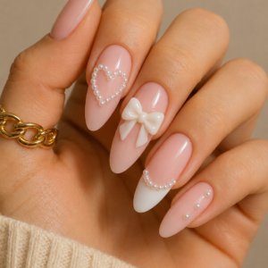 Doll Nail Art & Charms Mani
