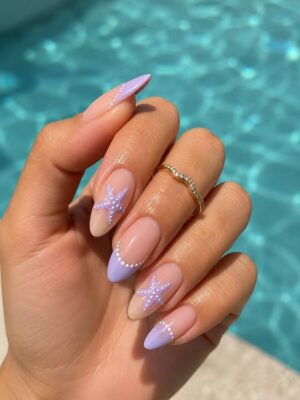 Pastel Daisy French Tip Press-On Nails